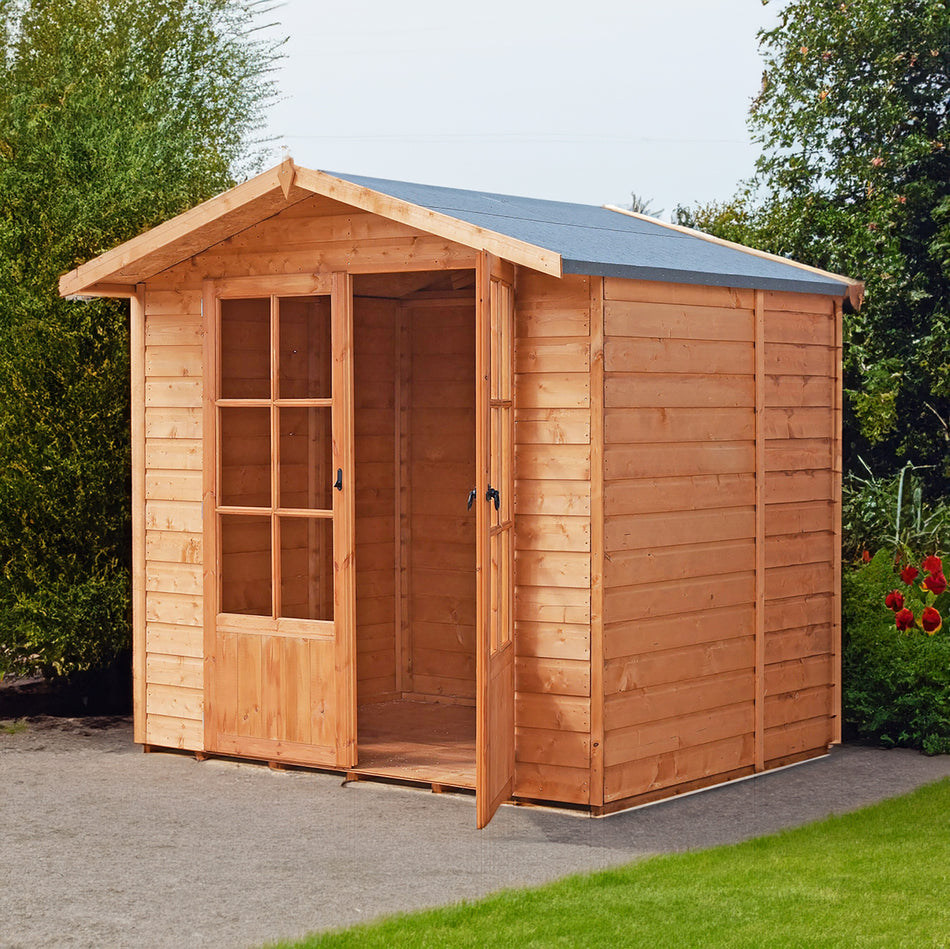Shire 7x5 Lumley Wooden Summerhouse with Double Doors