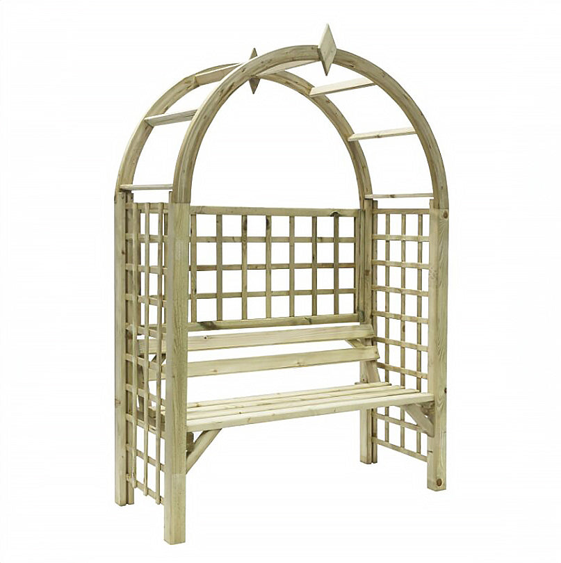 Shire Montebello Pressure Treated Garden Arbour