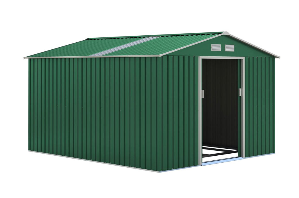 RoyalCraft Oxford Shed 5 – 9.1ft x 10.5ft – Green