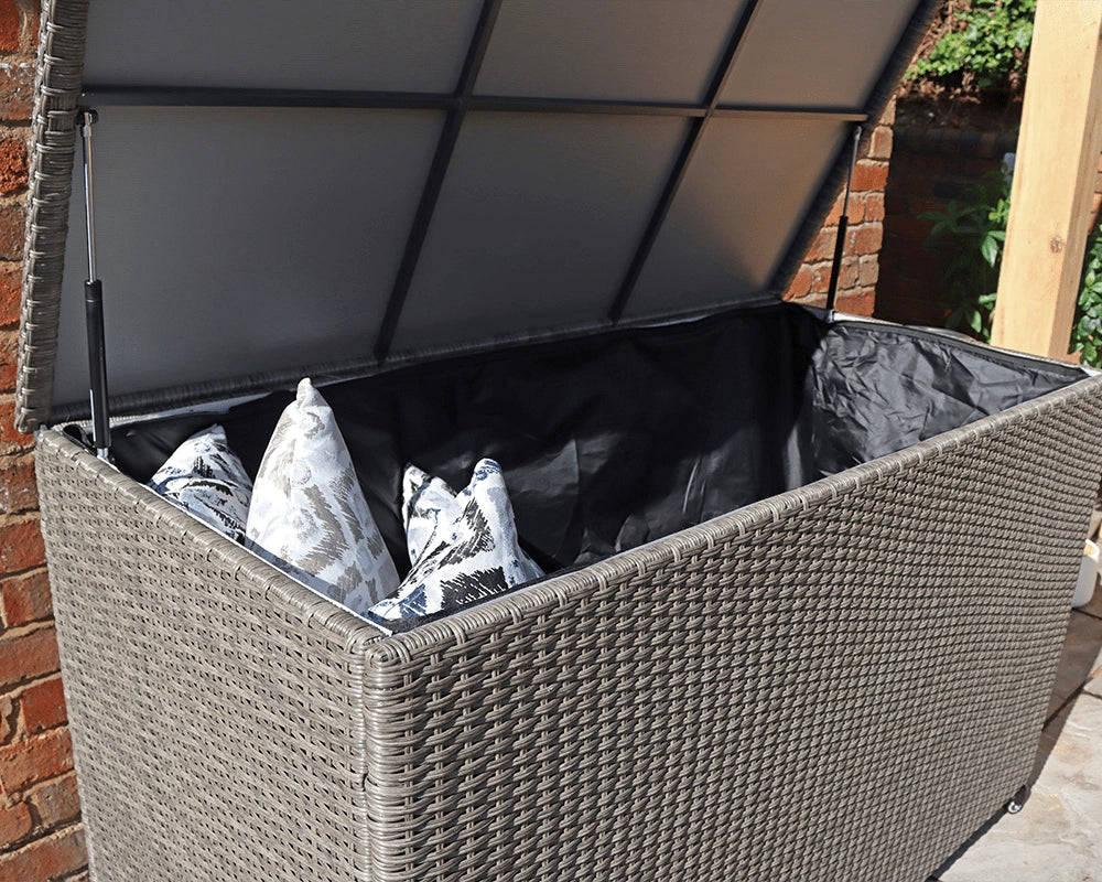 Paris KD 826 Litre Rattan Cushion Garden Storage Box