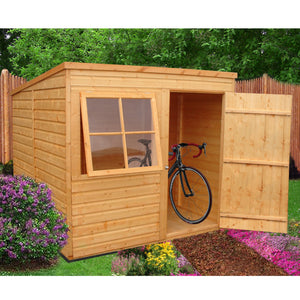 Shire 7x7 Shiplap Pent Wooden Garden Shed