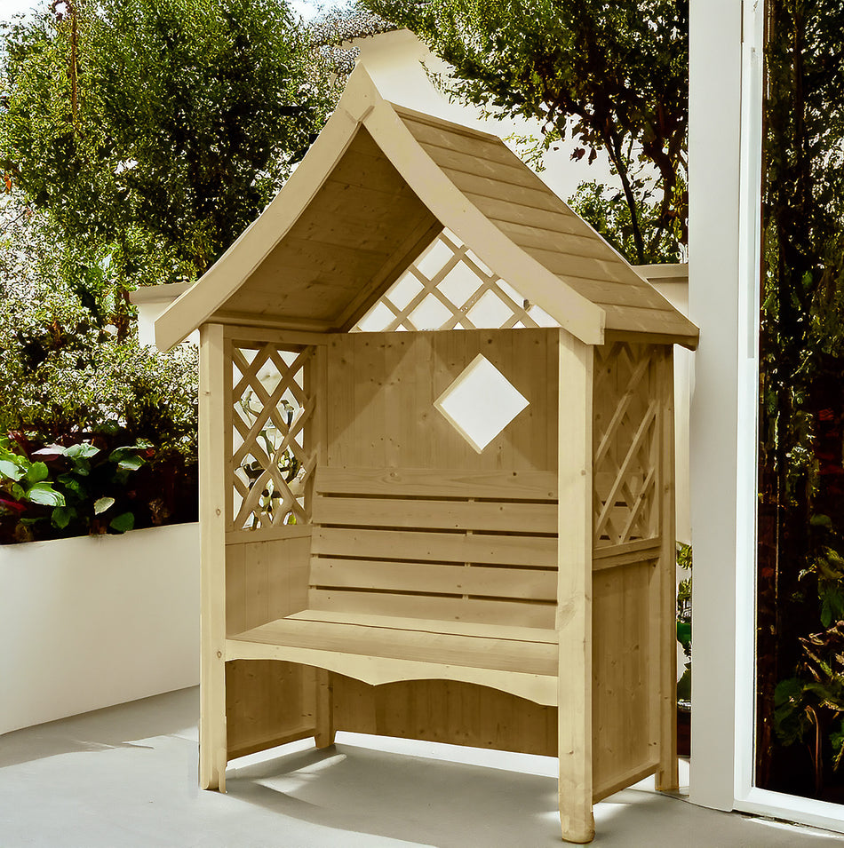 Shire Rose Pressure Treated Garden Arbour