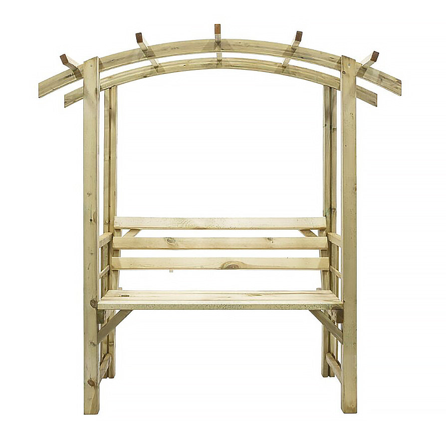 Shire Romana Pressure Treated Garden Arbour