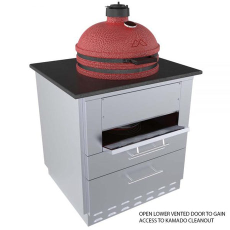 SunStone Outdoor Kitchen Cabinet for Kamado Grill