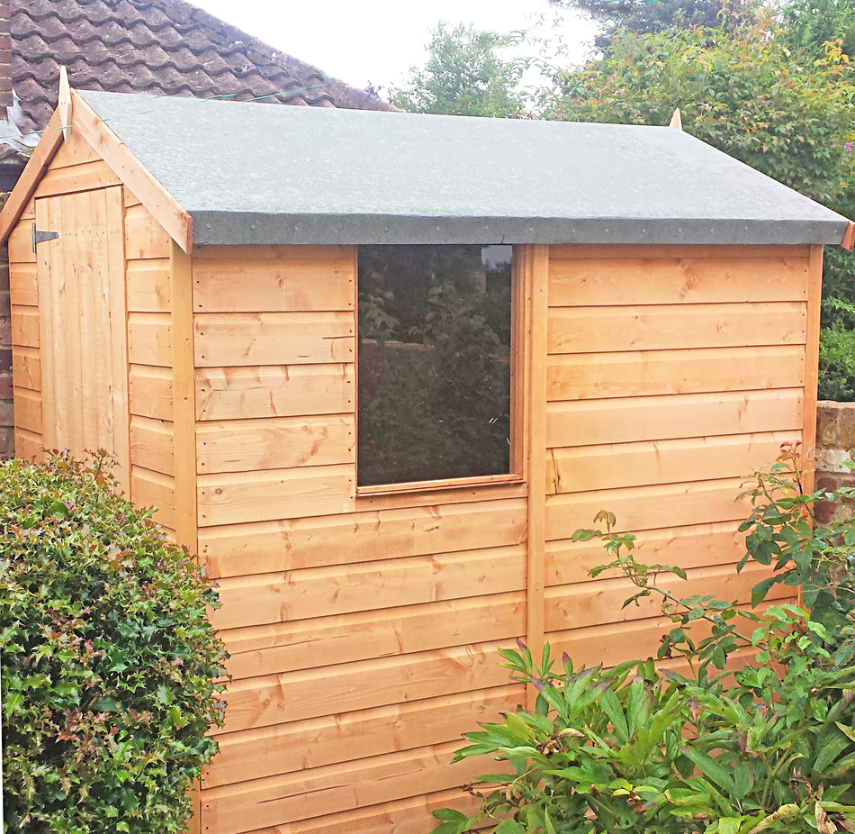Shire 6x4 Shetland Shiplap Apex Flatpack Garden Shed