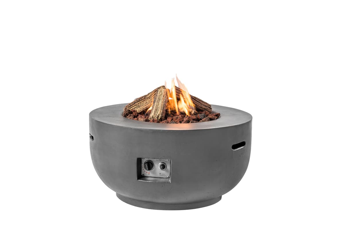 Happy Cocooning Bowl Grey Cocoon Style Gas Fire Bowl