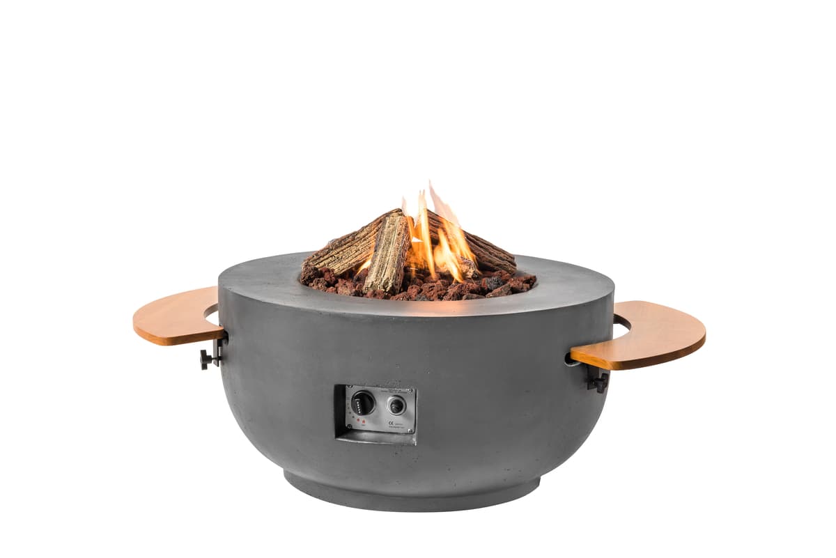 Happy Cocooning Bowl Grey Cocoon Style Gas Fire Bowl