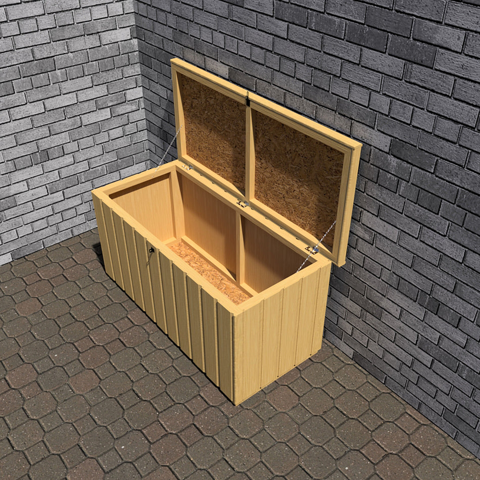 Shire Garden Wooden Storage Box T&G