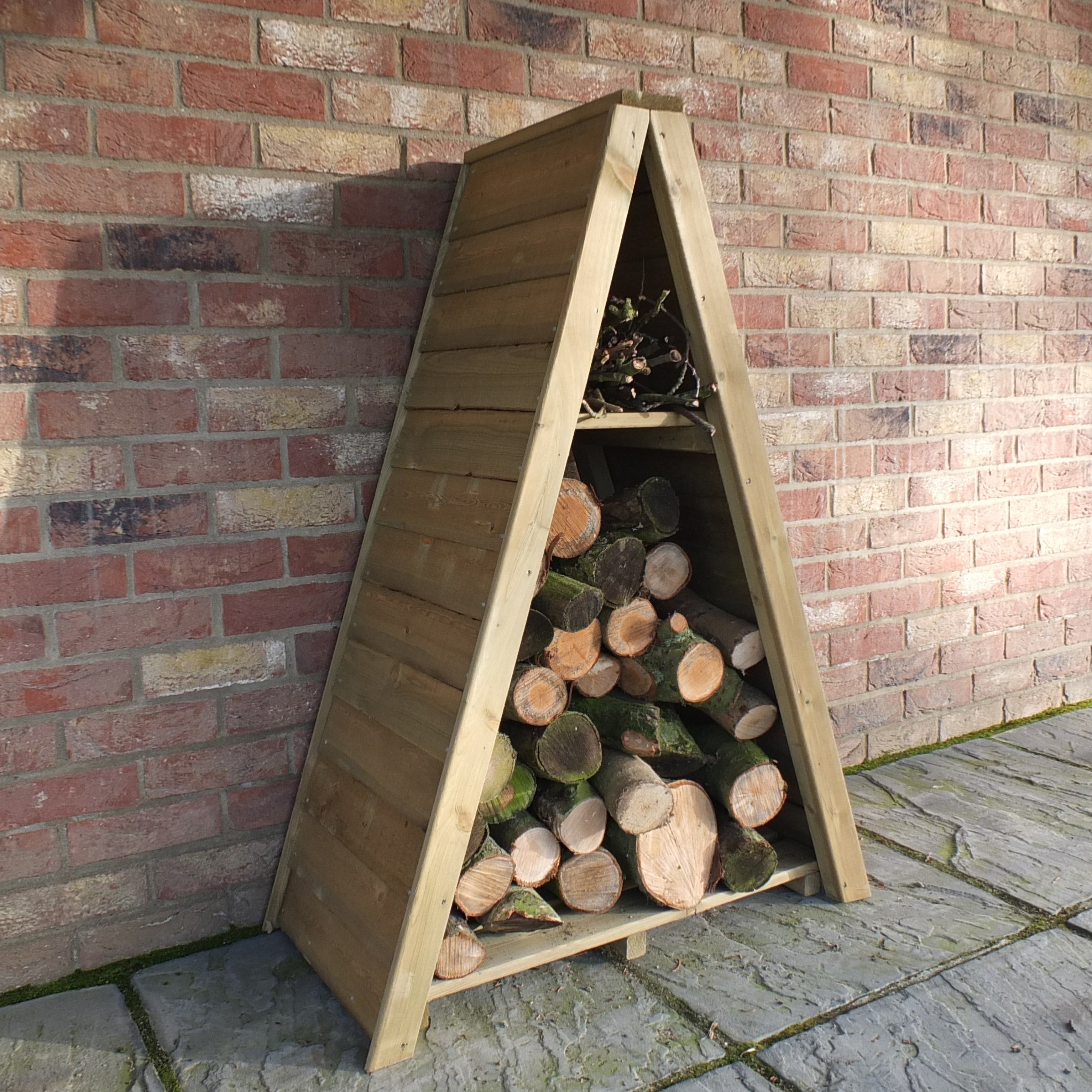 Shire Pressure Treated Small Triangular Overlap Log Store