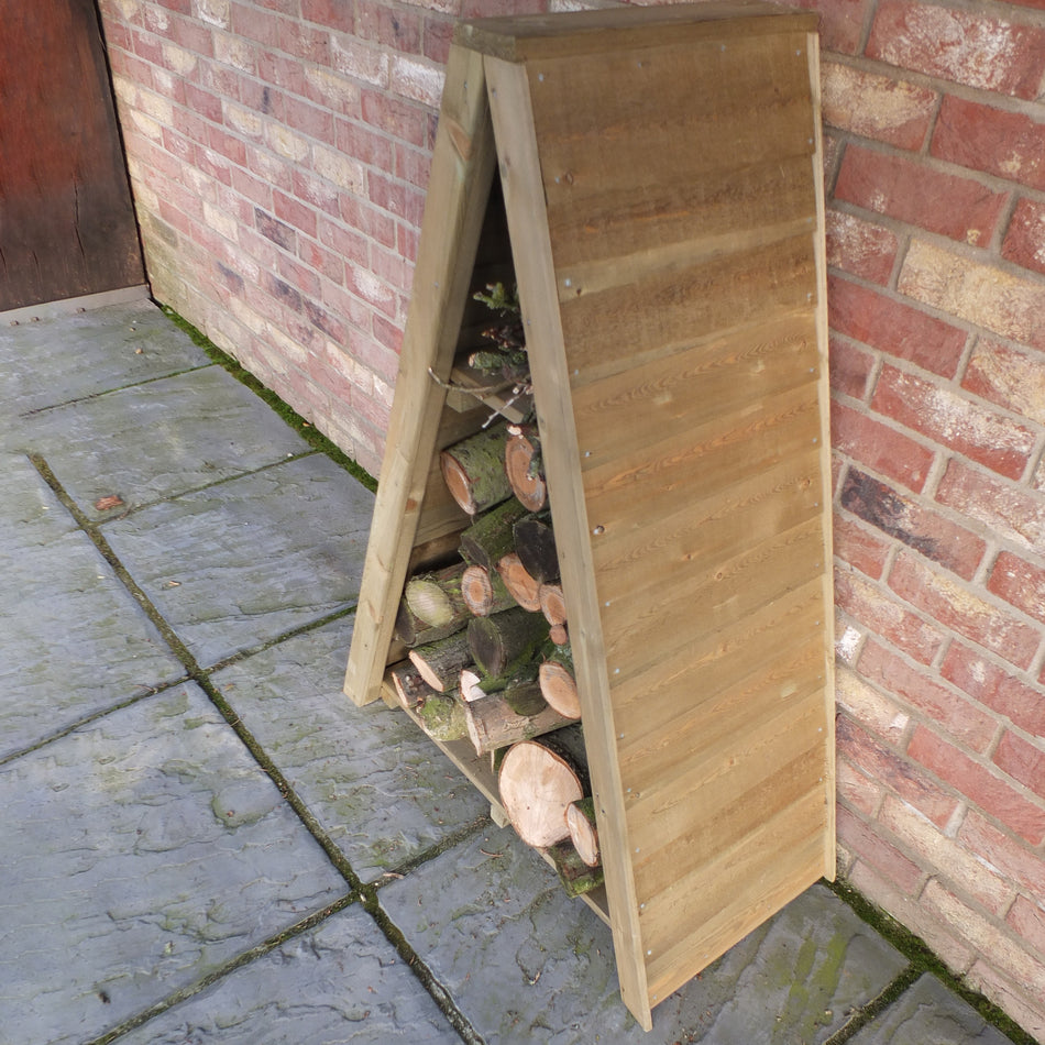 Shire Pressure Treated Small Triangular Overlap Log Store