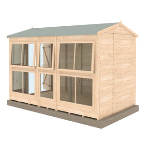 Shire 6x10 Sun Hut Garden Potting Shed with Double Doors