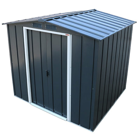 Sapphire 6x6 Metal Shed in Grey
