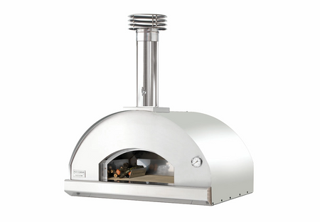Fontana Mangiafuoco Build In Wood Fired Pizza Oven - Stainless Steel