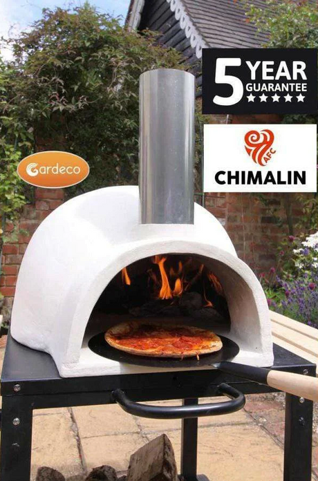 Pizzaro Chimalin AFC pizza oven in natural clay finish