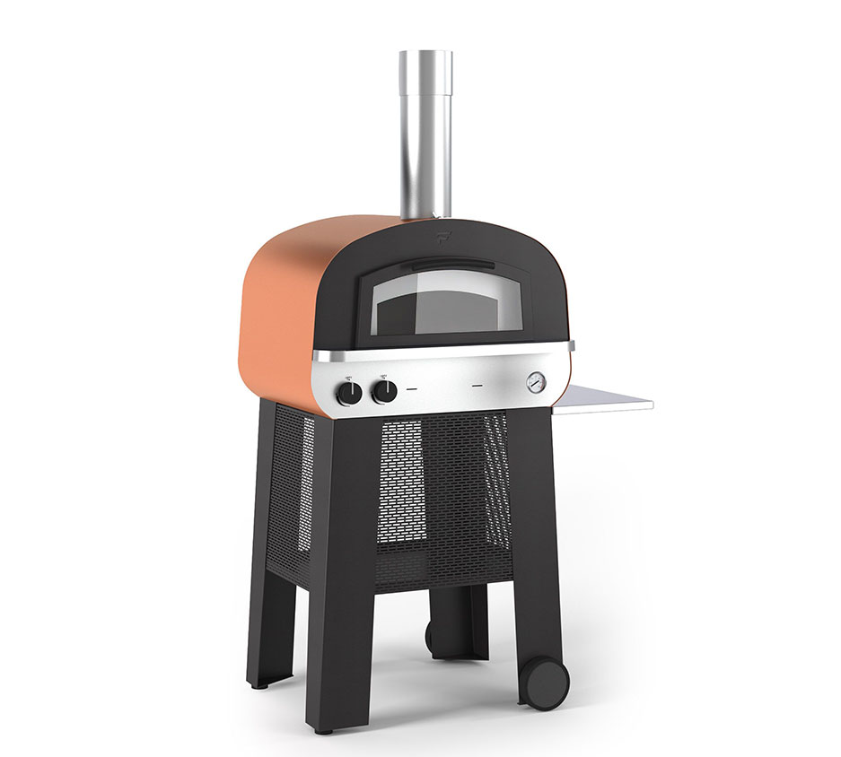 Fontana Piero Gas & Wood FIred Pizza Oven Including Trolley