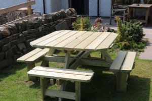 Churnet Valley Westwood Square Eight-Seater Picnic Table
