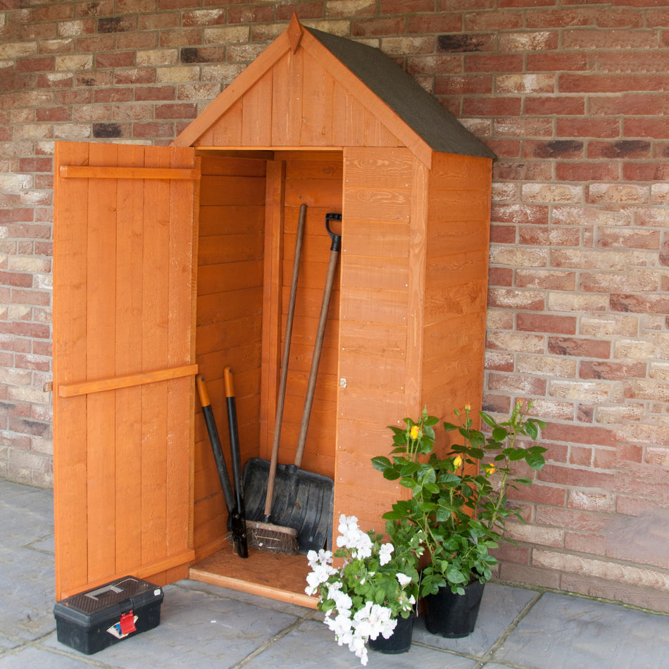 Shire Pressure Treated Wooden Overlap Garden Storage Tool Store