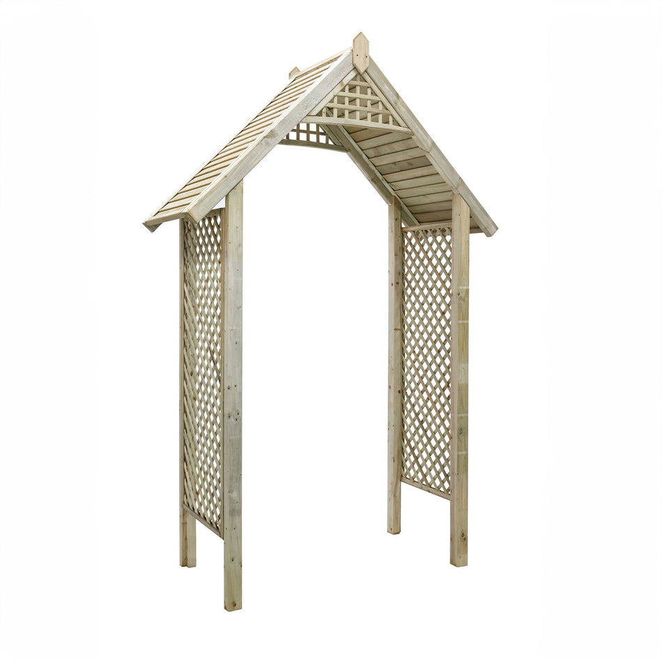 Shire Valencia Pressure Treated Wooden Garden Arch