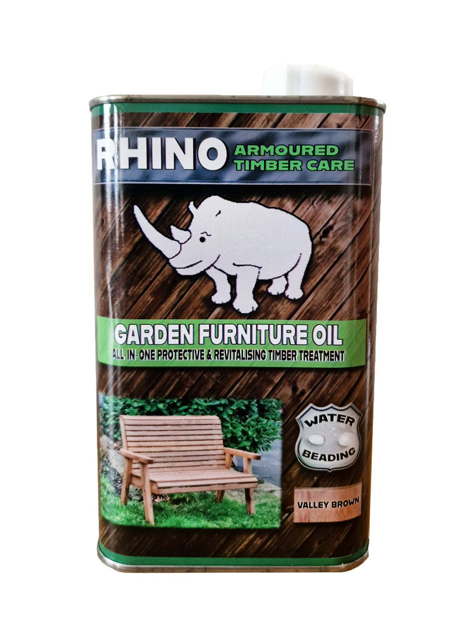 Rhino Valley Brown Garden Furniture Oil (1 Litre)