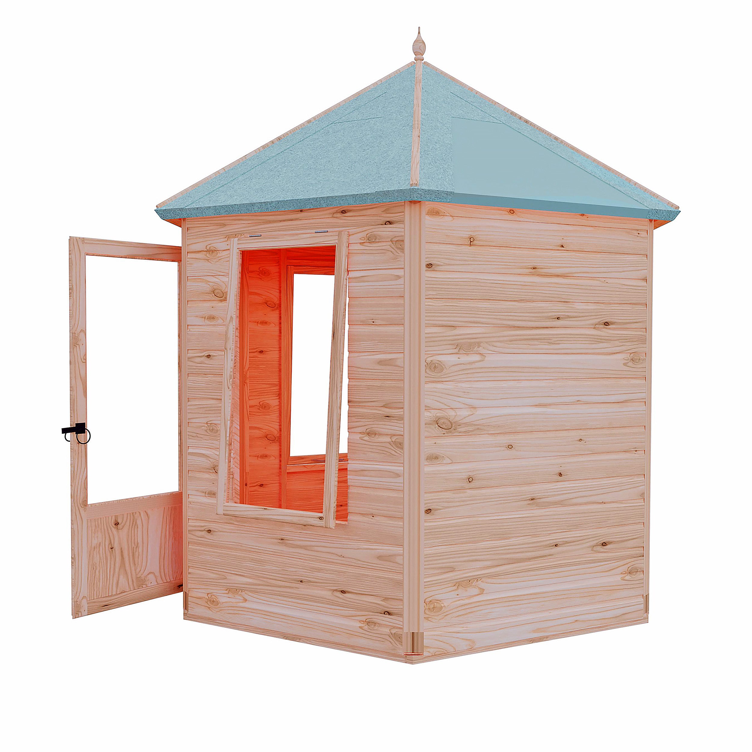 Welton Hexagonal 8x7 Large Wooden Garden Summerhouse