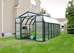 Rion Hobby Gardener Resin Frame 8ft x 12ft Polycarbonate Greenhouse