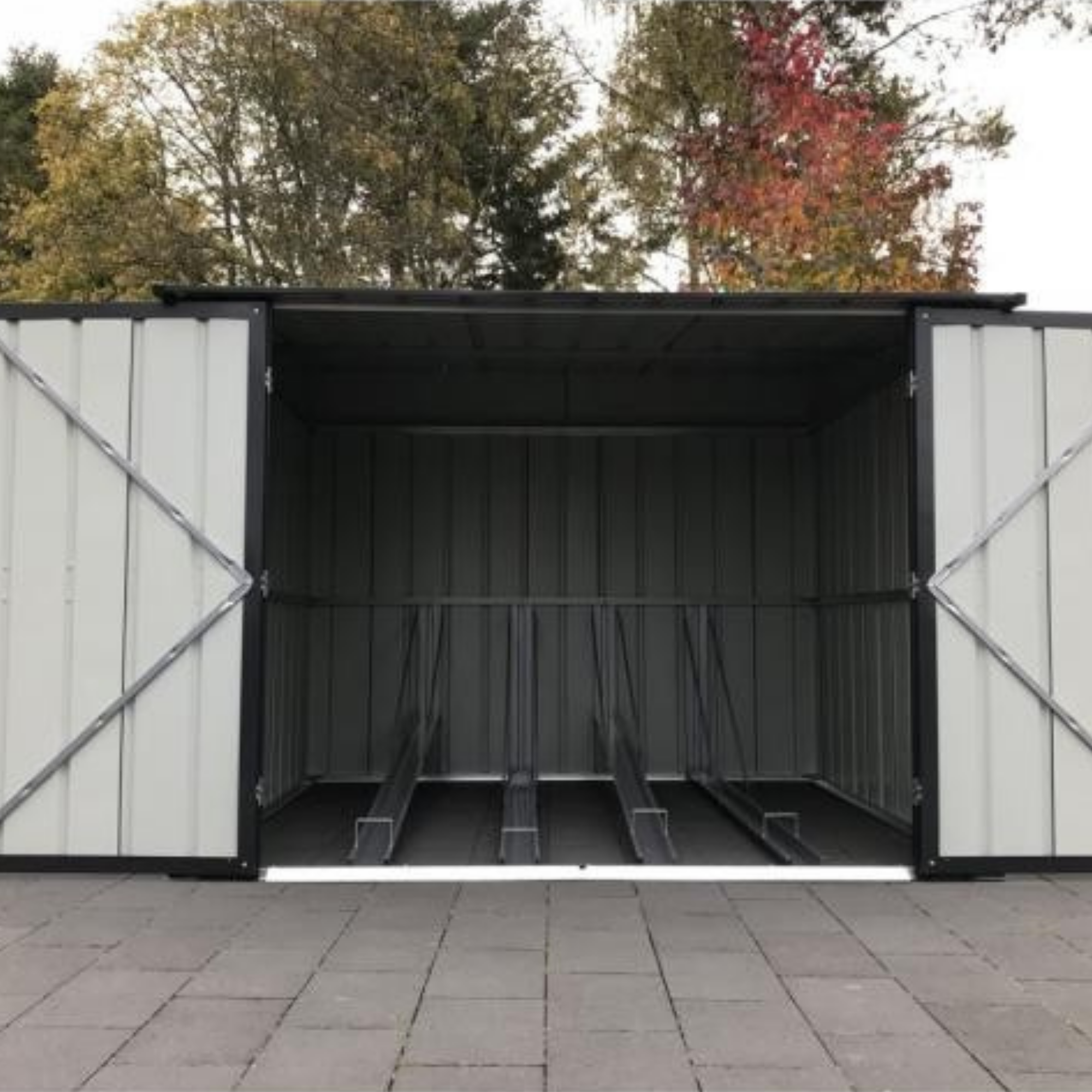 Globel 6x6ft Bicycle Store - Anthracite Grey