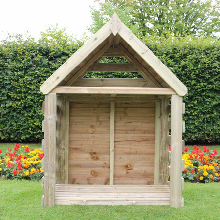 Gawsworth Chunky Wooden Outdoor Log Store - Churnet Valley