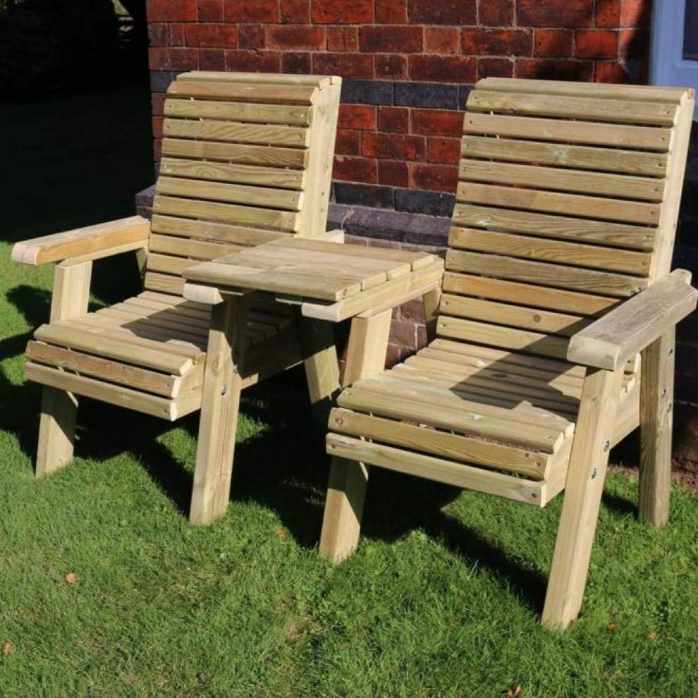 Churnet Valley Ergo Love Seats Square Tray