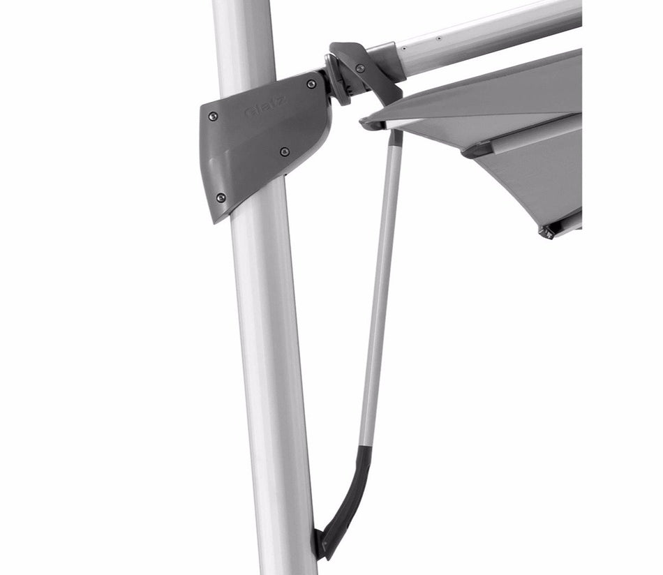 Glatz Sombrano Class 2 Square 350cm Parasol in Cream