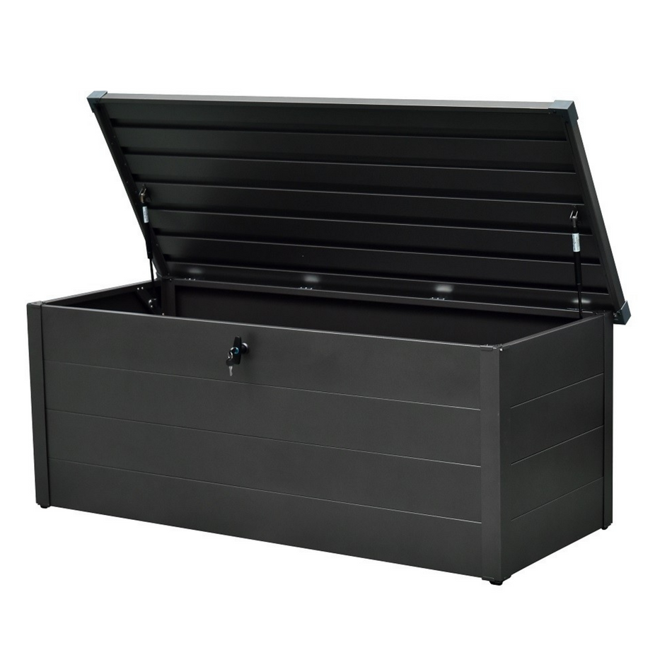 Falcon 500L Heavy Duty Garden Storage Box - Dark Grey
