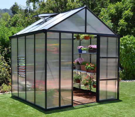 Palram Canopia Glory 8 x 8 ft Premium Greenhouse