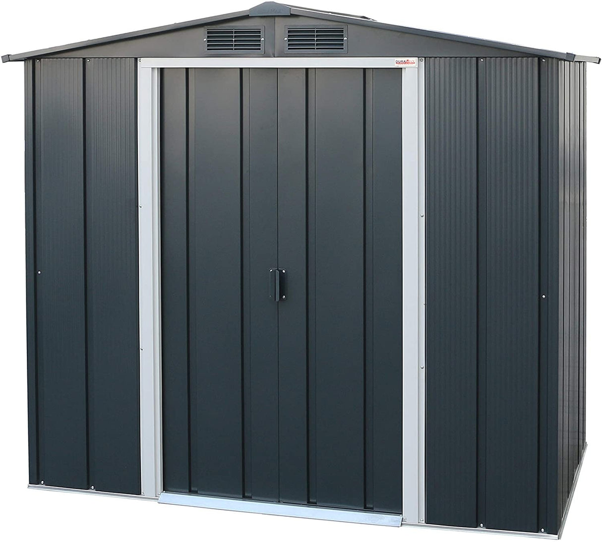 Sapphire 6x4 Metal Shed in Grey