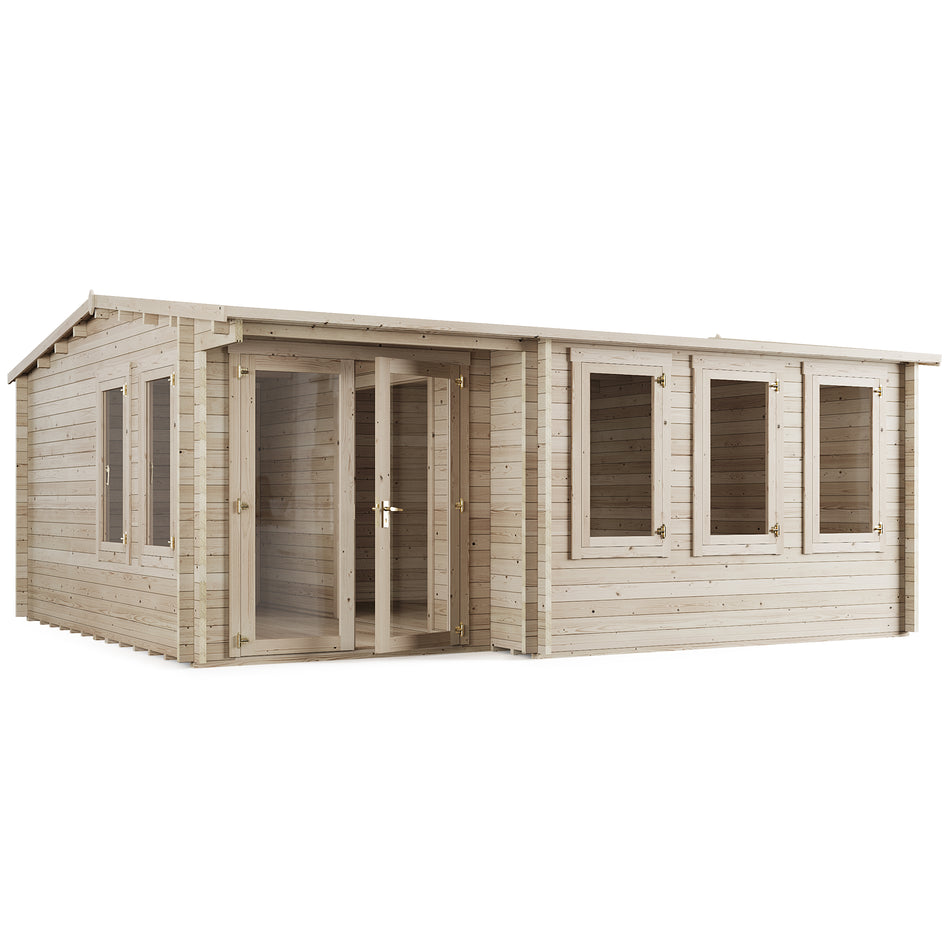 Store More Welbeck Reverse Apex Summerhouse or Garden Office - 5.5m  x 5.0m