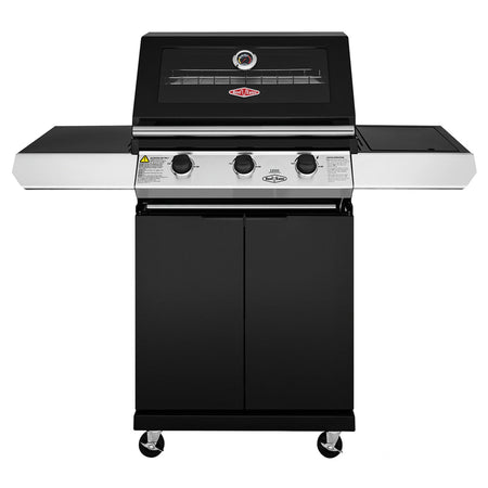 Beefeater 1200E 3 Burner Gas BBQ & Side Burner with Built In Trolley