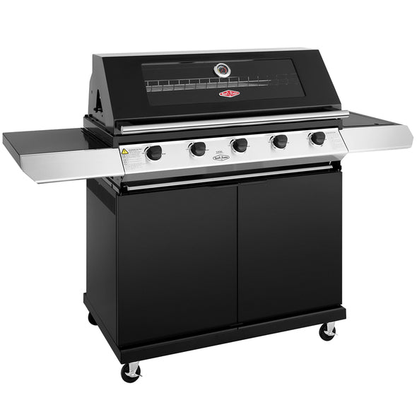 Beefeater 1200E 5 Burner Gas BBQ & Side Burner with Trolley