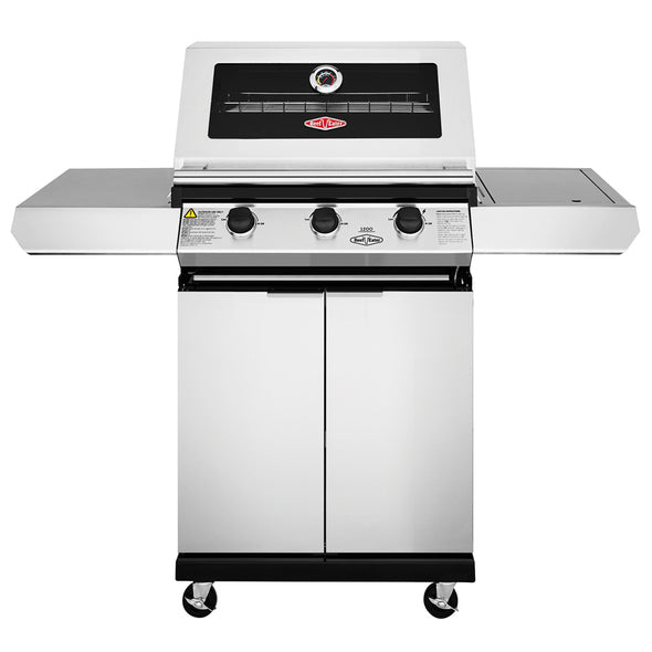 Beefeater 1200S 3 Burner Gas BBQ & Side Burner with Trolley