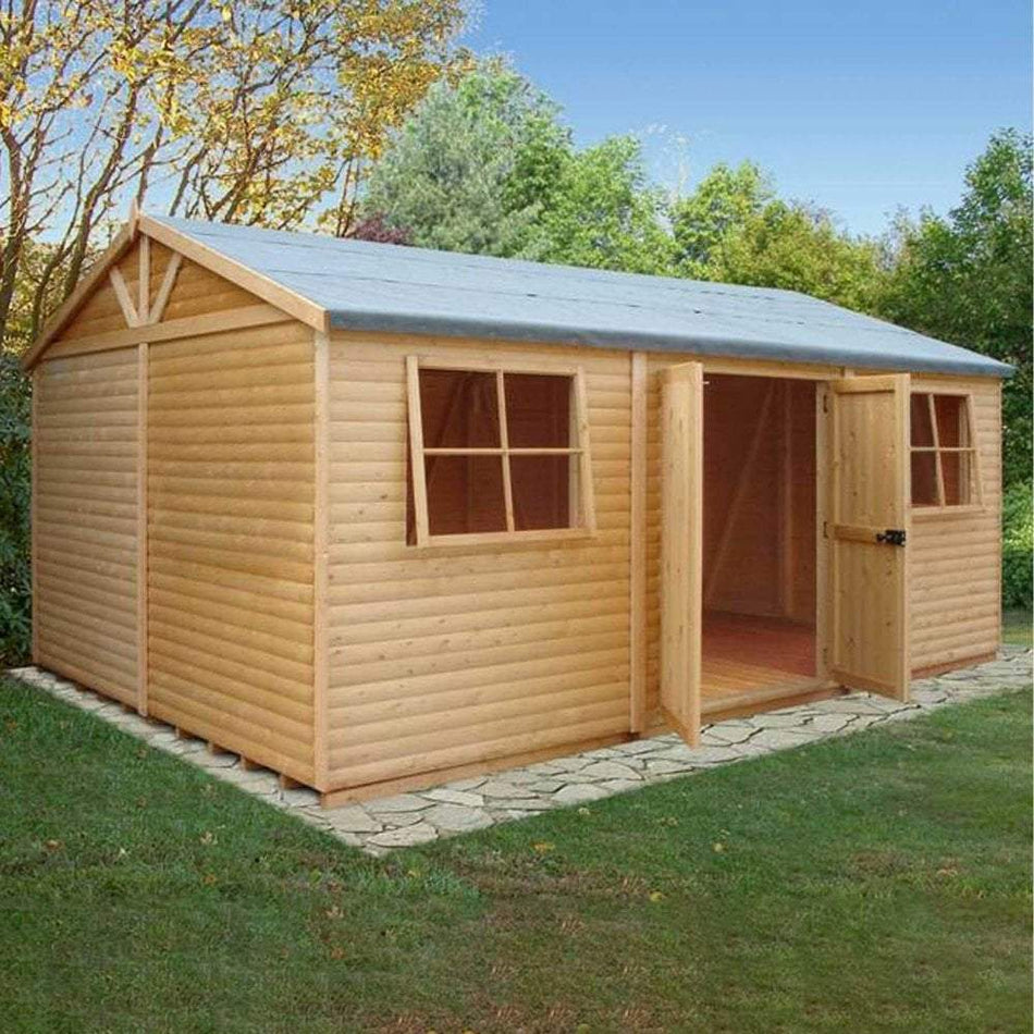 Shire 12x18 Mammoth Loglap Shed