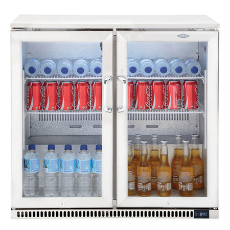 Beefeater Outdoor Kitchen 190 Litre Double Door Tropical Fridge
