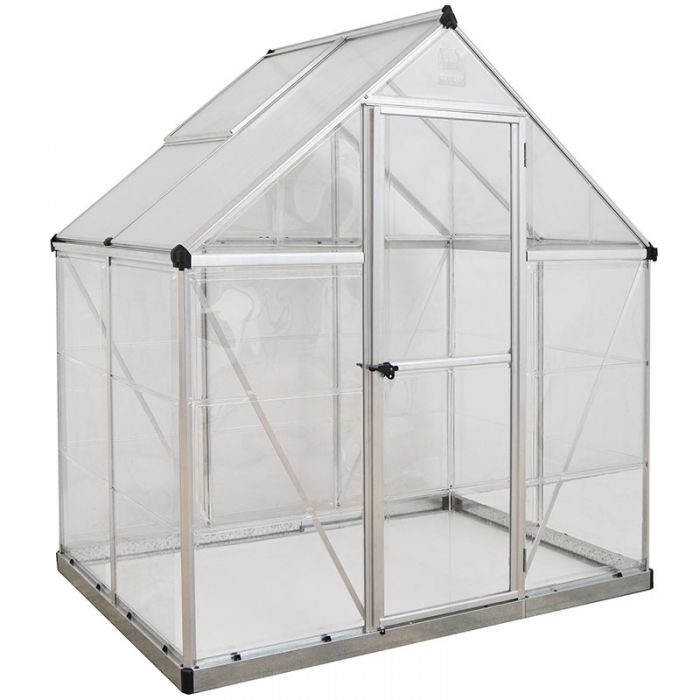 Canopia By Palram Hybrid 6x4 Silver Polycarbonate Greenhouse