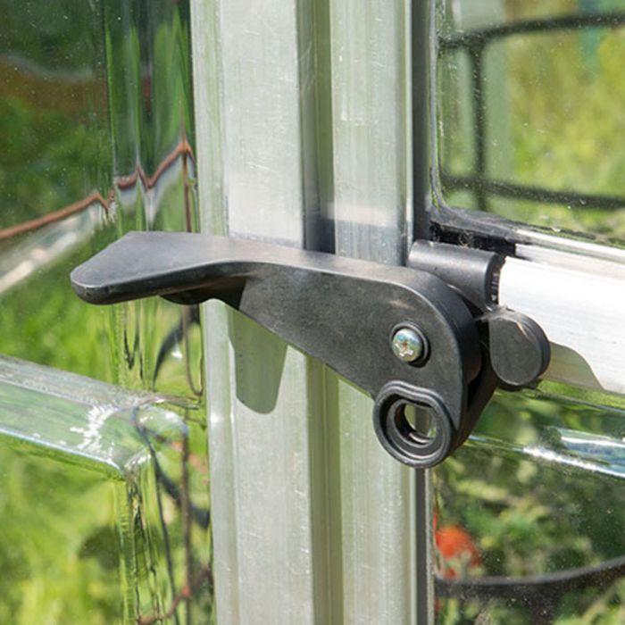 Hybrid Aluminium Silver Frame 6x4 Polycarbonate Greenhouse - Canopia By Palram