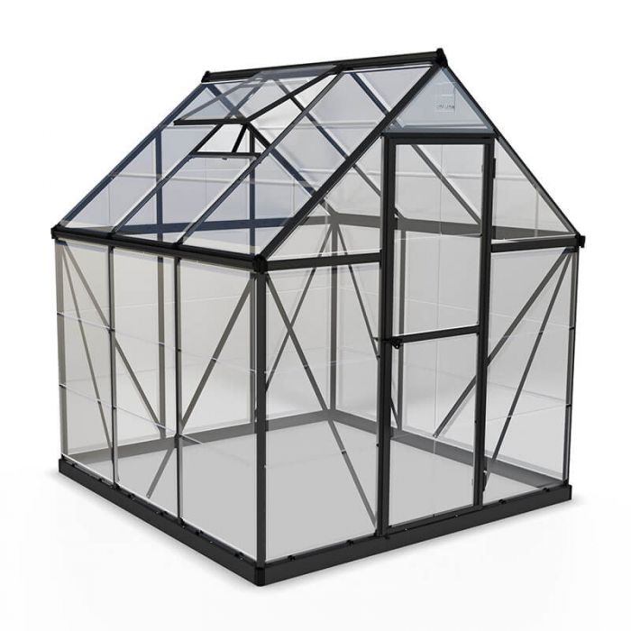 Canopia By Palram Hybrid 6x6 Grey Polycarbonate Greenhouse
