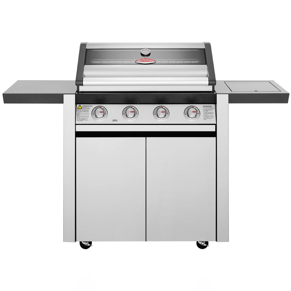 Beefeater 1600S 4 Burner Gas BBQ & Side Burner with Trolley