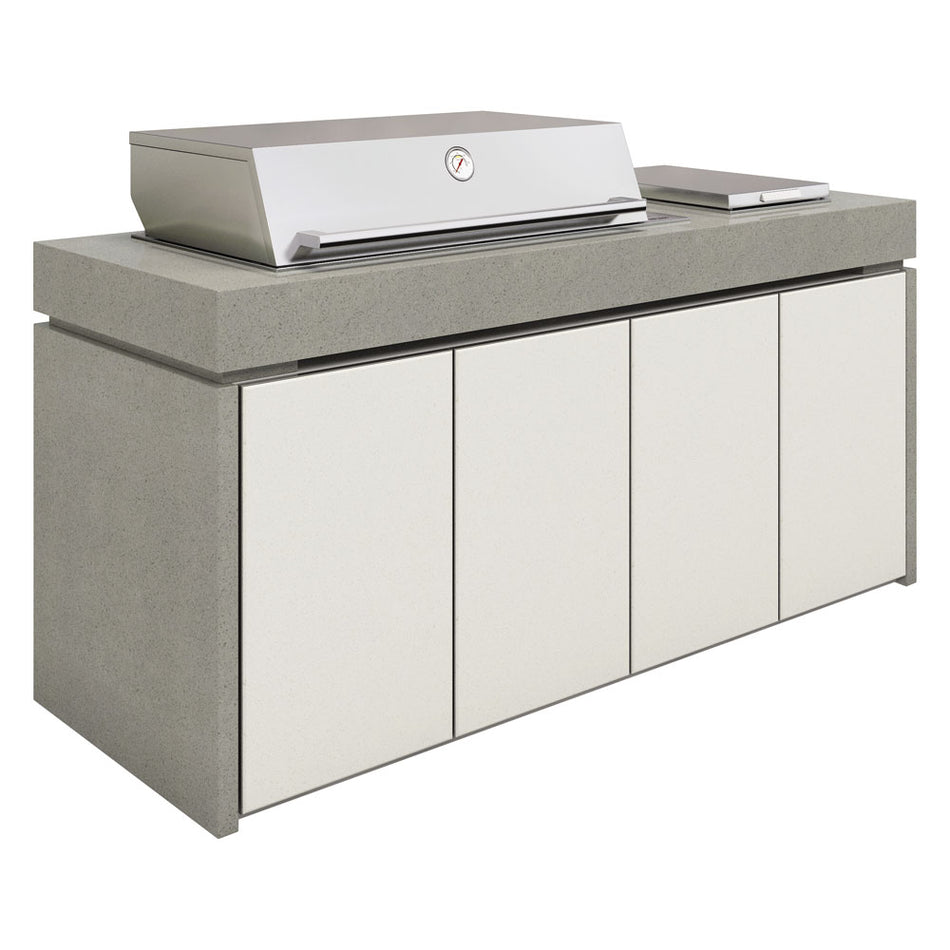 BeefEater Harmony Outdoor Kitchen with Proline 6 Burner Gas BBQ and Side Burner