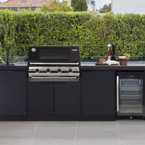 Beefeater Cabinex Standard 4 Burner Outdoor Kitchen With Fridge And Sink