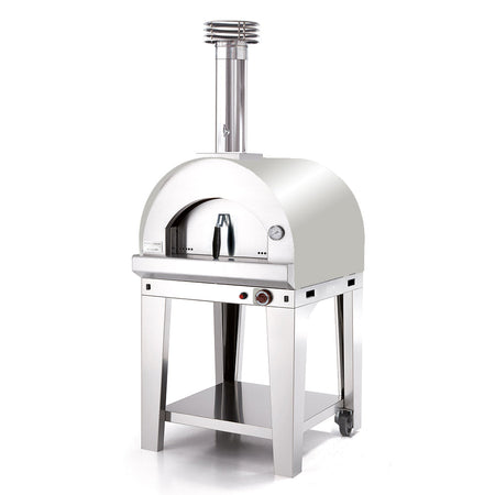 Fontana Margherita Gas Powered Pizza Oven Including Trolley - Stainless Steel