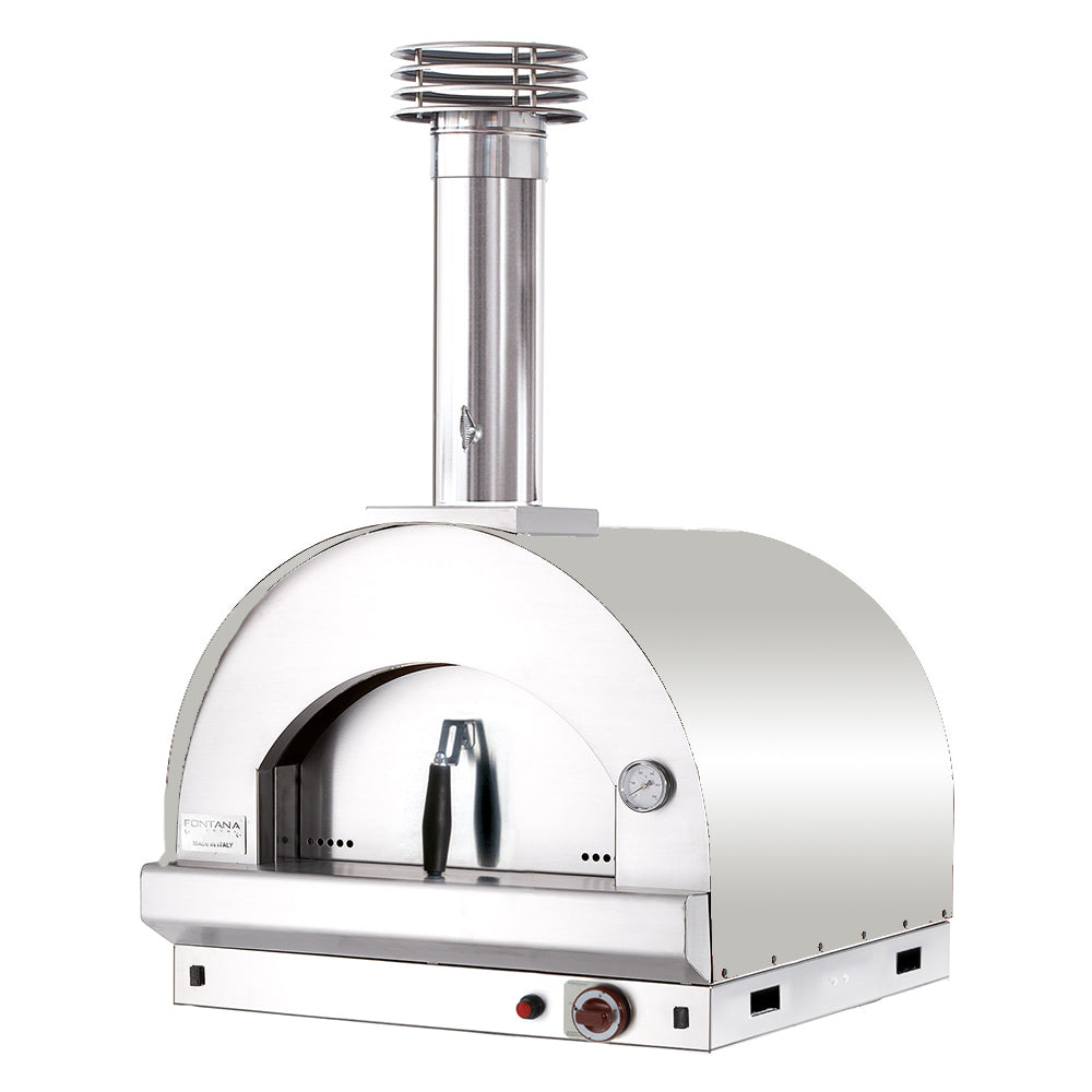 Fontana Margherita Build In Gas Pizza Oven - Stainless Steel 