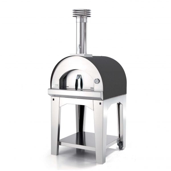 Fontana Margherita Wood Fired Pizza Oven Including Trolley - Anthracite