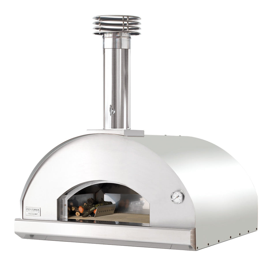 Fontana Marinara Build In Wood Fired Pizza Oven - Stainless Steel