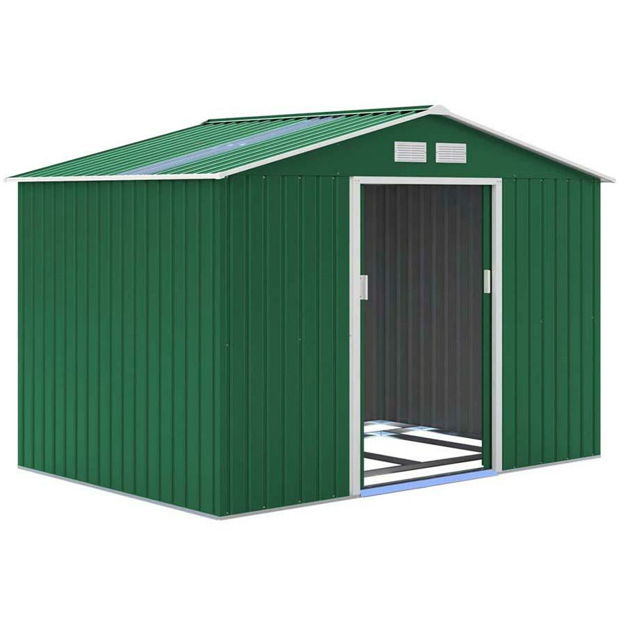 RoyalCraft Oxford Shed 3 – 9.1ft x 6.3ft – Green