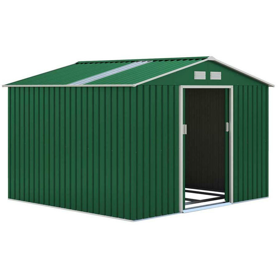 RoyalCraft Oxford Shed 4 – 9.1ft x 8.4ft – Green